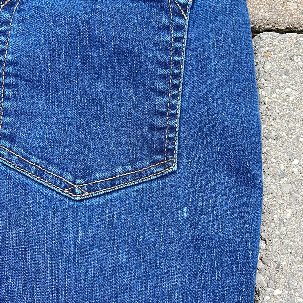Eddie Bauer Straight Curvy Denim Blue Jeans Size 8 - Picture 11 of 12